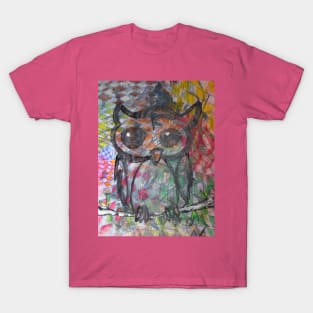 the abstract owl - 1 T-Shirt